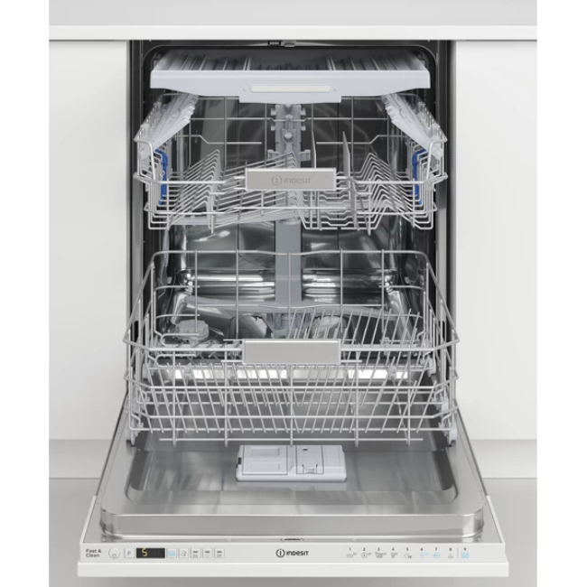 Indesit Built-in Dishwasher 14 Place Settings & 9 Programmes | DIO 3T131 FE UK - Image 5 Indesit Built-in Dishwasher 14 Place Settings & 9 Programmes | DIO 3T131 FE UK - Image 5