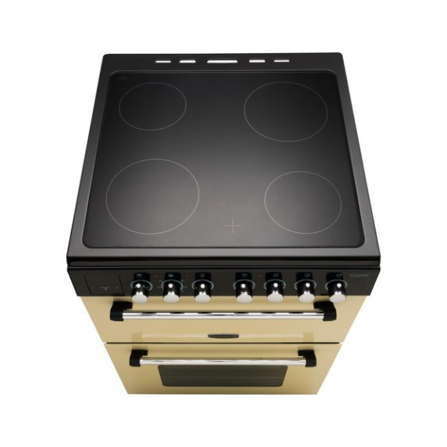 Rangemaster Classic 60 Ceramic Cooker - Cream/Chrome | CLA60ECCR-C - Image 3