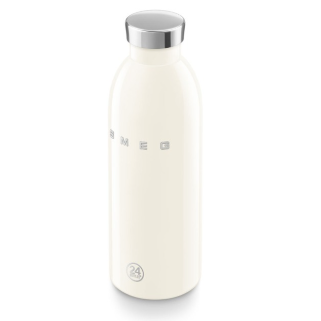 Smeg Insulated Stainless Steel Bottle | 500ml | Cream | WBF01CR - Image 2