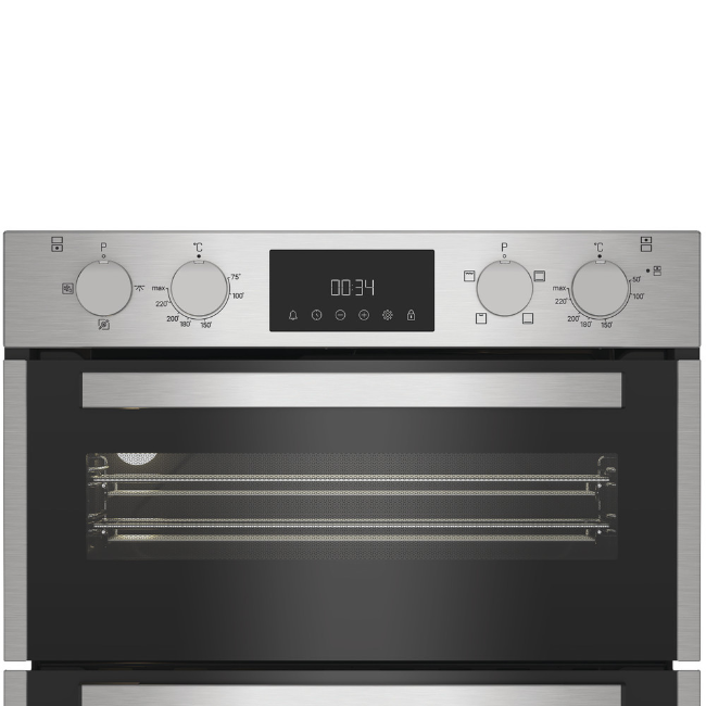 Hotpoint Built-In Double Oven - Silver and Black | DUH10DIX - Image 3