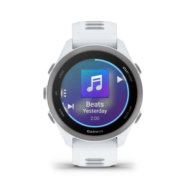 Garmin Forerunner 170 Music - Whitestone with Whitestone/Cloud Blue Band | 010-03920-11 - Image 8