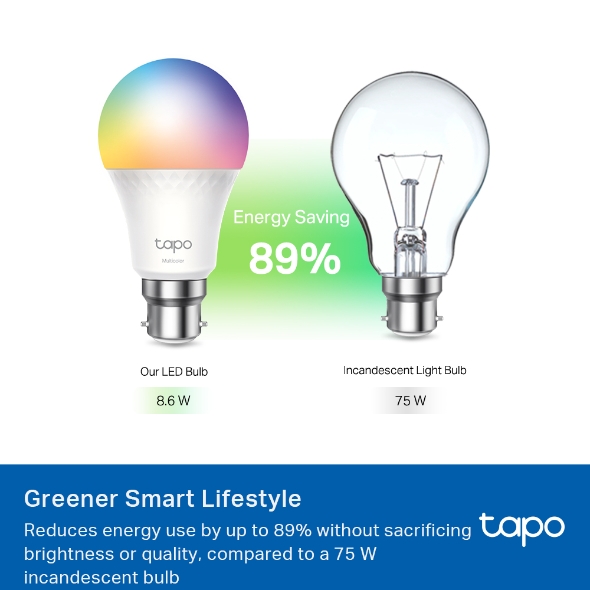 TP-Link L535B Smart WiFi Bulb - Multi Colour | TAPOL535B - Image 8