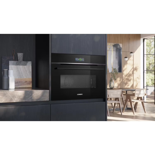 Siemens iQ700 Compact Oven with Microwave - Black | CM724G1B1B - Image 4