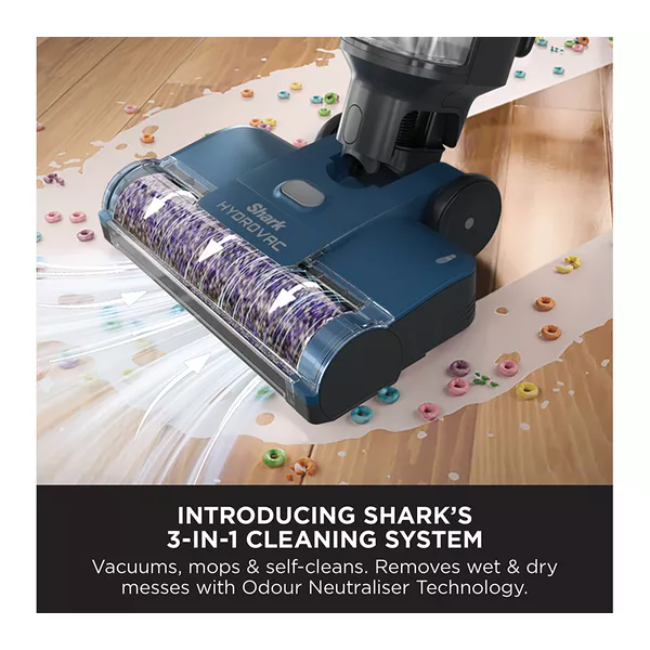 Shark HydroVac Corded Hard Floor Cleaner - Navy Blue | WD110UK - Image 5