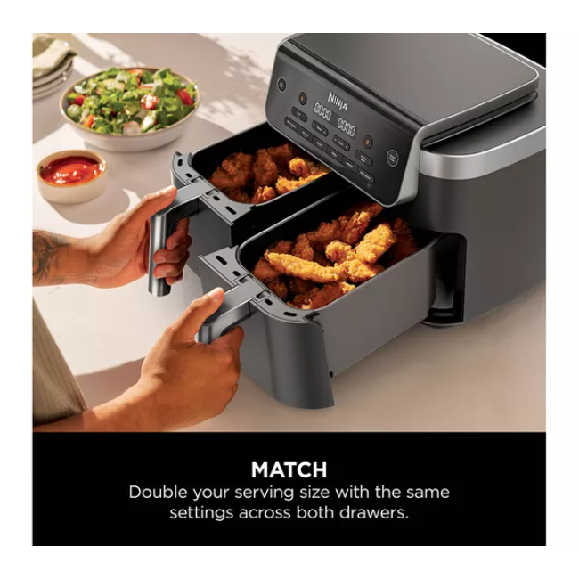 Ninja DualZone 7.6l 2-Drawer Air Fryer | DZ801UK - Image 3