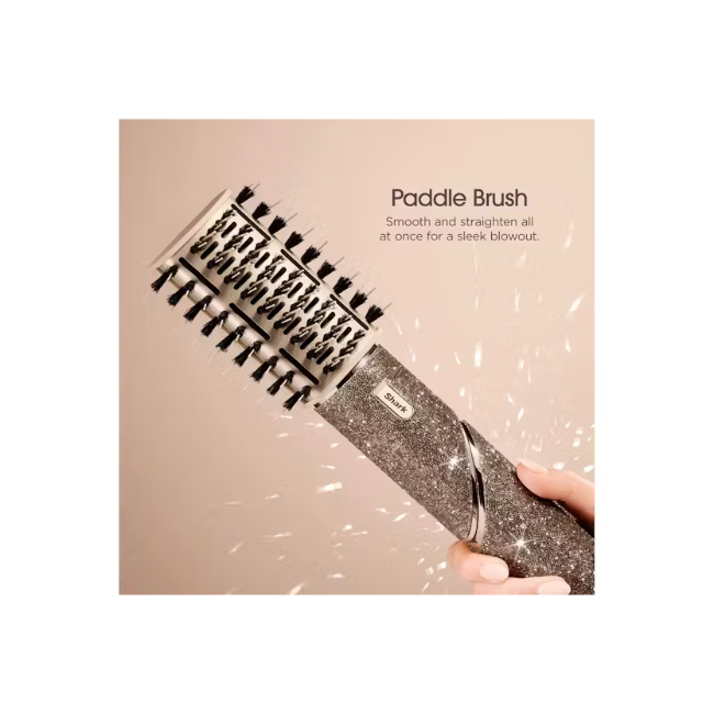 Shark FlexStyle Sparkle Gold Diamond Limited Edition 5-in-1 Air Styler & Hair Dryer Gift Set - Champagne | HD446JSUK - Image 6 Shark FlexStyle Sparkle Gold Diamond Limited Edition 5-in-1 Air Styler & Hair Dryer Gift Set - Champagne | HD446JSUK - Image 6