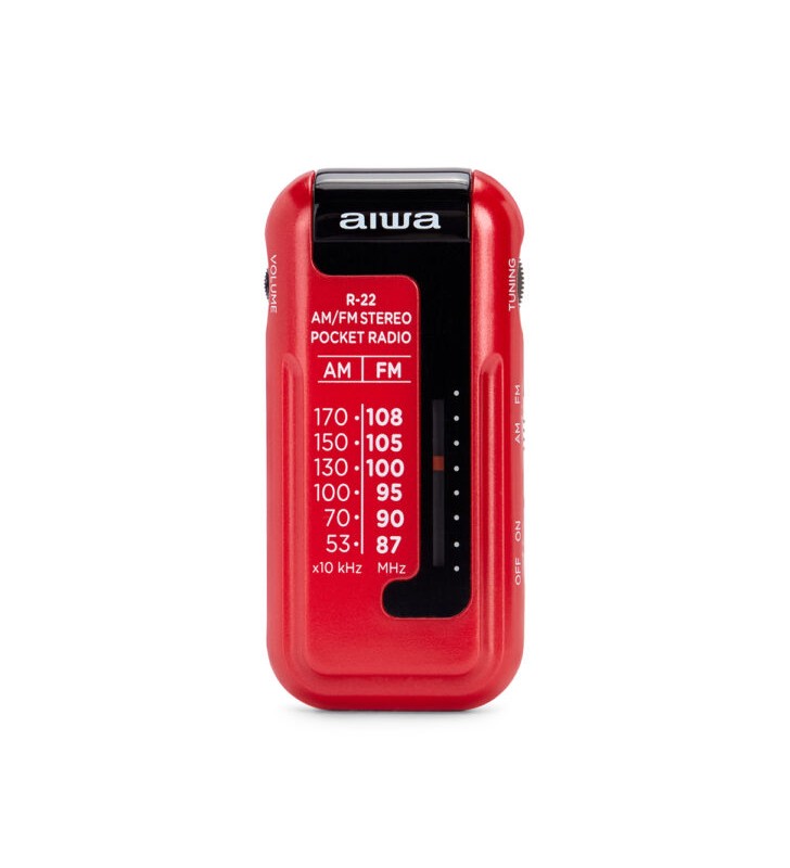 Aiwa AM/FM Mini Pocket Radio - Red | 896954