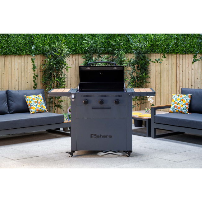 Sahara Griddle & Roast Gas BBQ - Grey | GRDLIR - Image 3