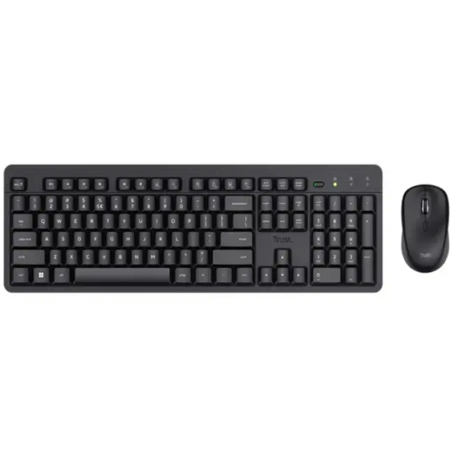 Trust Silent Wireless Keyboard and Mouse Pack | Black | T25022 - Image 2
