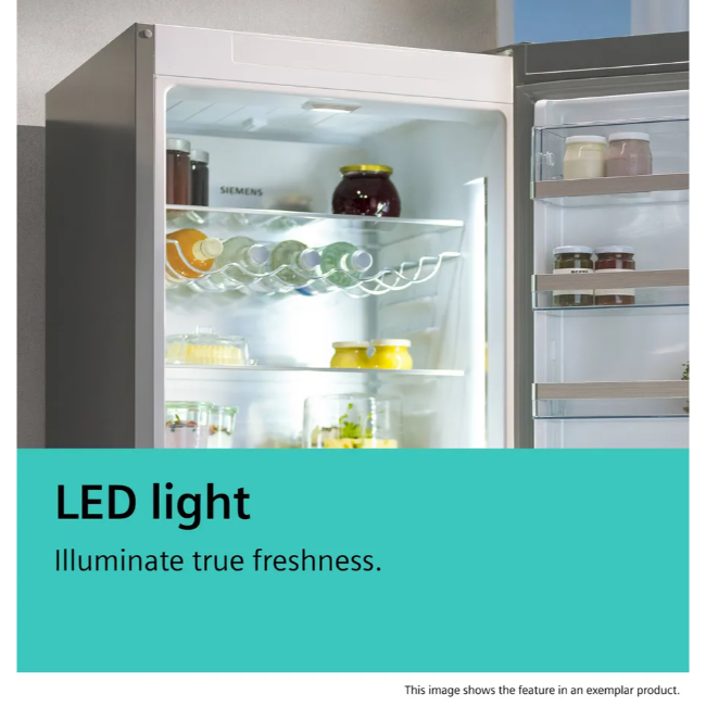 Siemens IQ300 Free-Standing Fridge-Freezer - Brushed Black Steel | KG49NXXCF - Image 9