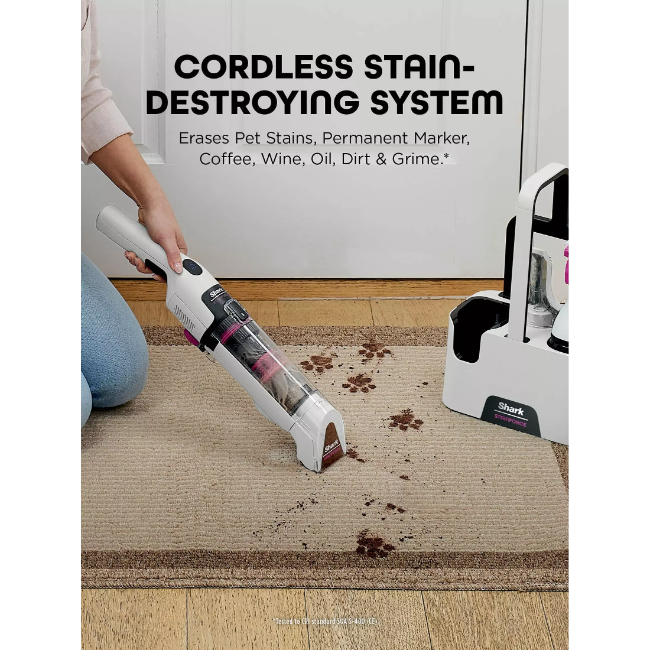 Shark StainForce Cordless Spot Cleaner | HX100UKT - Image 2 Shark StainForce Cordless Spot Cleaner | HX100UKT - Image 2