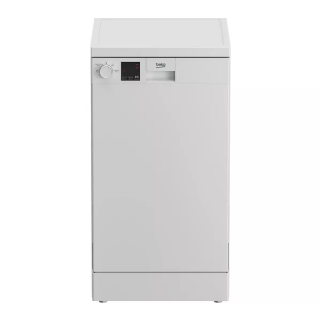 Beko Freestanding Slimline Dishwasher with Quick Programmes - White | DVS04X20W