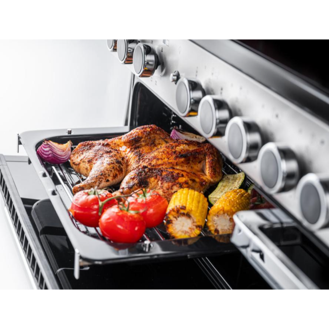 Rangemaster Edge Dual Fuel Range Cooker - Black and Chrome | EDDLO110DFGBLKCM1 - Image 10
