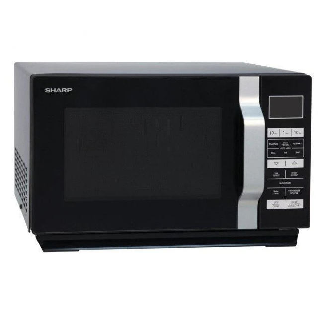 Sharp 23L Flat Tray Microwave - Black | R360KM - Image 5