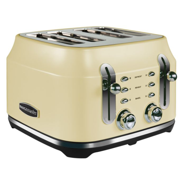 Rangemaster Classic 4 Slice Toaster - Cream | RMCL4S201CM - Image 2