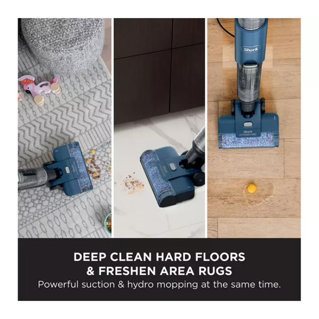 Shark HydroVac Corded Hard Floor Cleaner - Navy Blue | WD110UK - Image 7