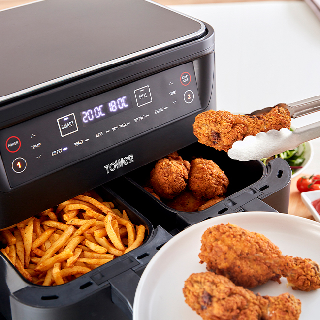 Tower Vortx 8L Dual Basket Air Fryer T17097 TOWT17097