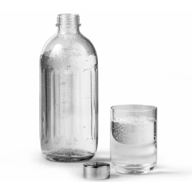 Aarke Glass Bottle for Carbonator Pro | Stainless Steel Cap | A1074 - Image 2