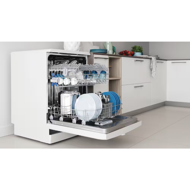 Indesit Freestanding 14 Place Dishwasher - White | D2FHK26 - Image 2