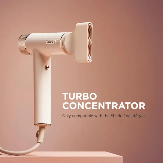 Shark SpeedStyle Essential High Velocity Hairdryer | Silk | HD301UK - Image 6 Shark SpeedStyle Essential High Velocity Hairdryer | Silk | HD301UK - Image 6