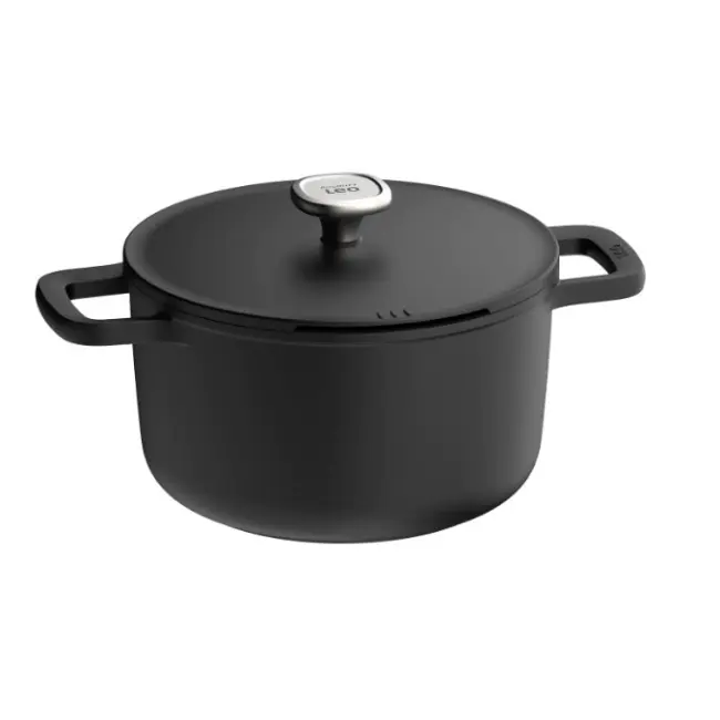 Berghoff Covered Stock Pot | 24cm | Non Stick | Phantom | 3950576