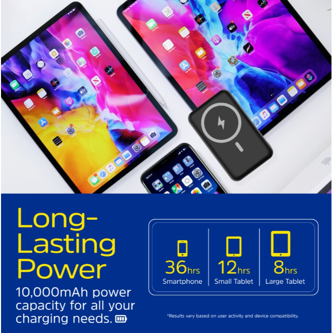 Energiser 15W Magnetic Wireless Charging Power Bank | Black | BQM10002PQ - Image 5