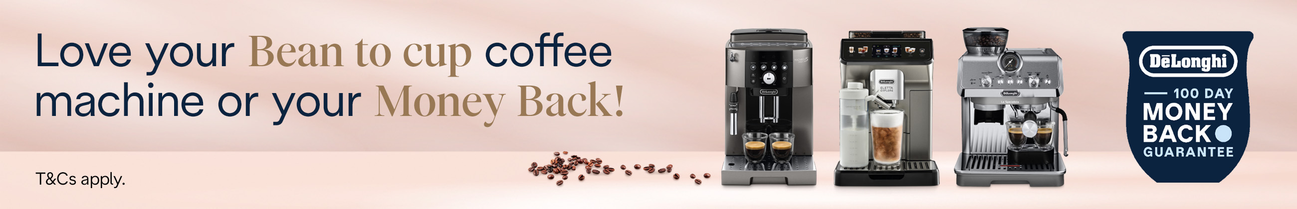 DeLonghi's Bold Move: Introducing the Bean to Cup Money Back Guarantee