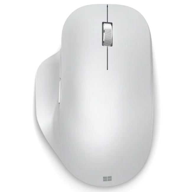 Microsoft Ergonomic Bluetooth Mouse | Black & White - White - Image 1 Microsoft Ergonomic Bluetooth Mouse | Black & White - White - Image 1