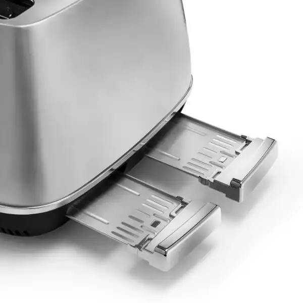 Delonghi Distinta X Silver 4 Slice Toaster - Stainless Steel | CTI4003.M - Image 3