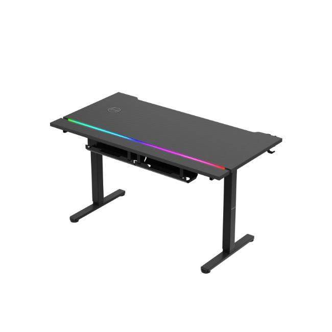 Huzaro Hero 8.7 RGB LED Electric Gaming Desk - Black | HERO8.7-RGB - Image 4