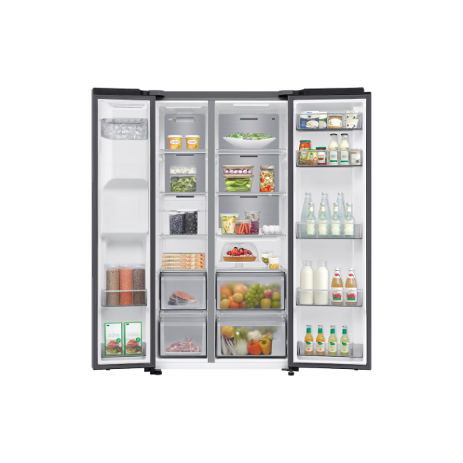 Samsung 640L Bespoke AI Series 6 Side-by-Side Fridge Freezer with SpaceMax™ - Silver | RS70F64KETEU - Image 3
