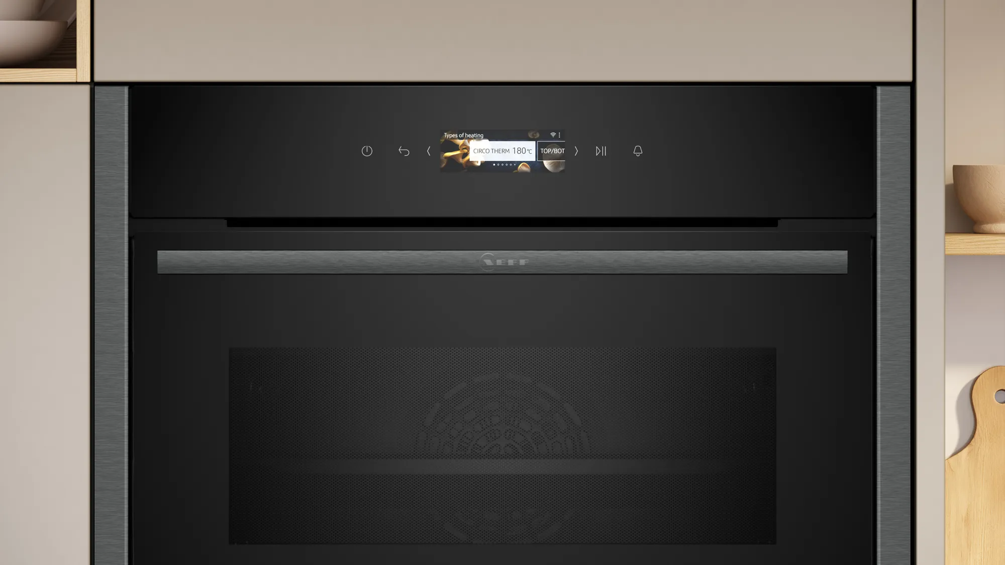 Neff Built-In Combi Oven with Microwave - Graphite | C24MR21G0B - Image 2