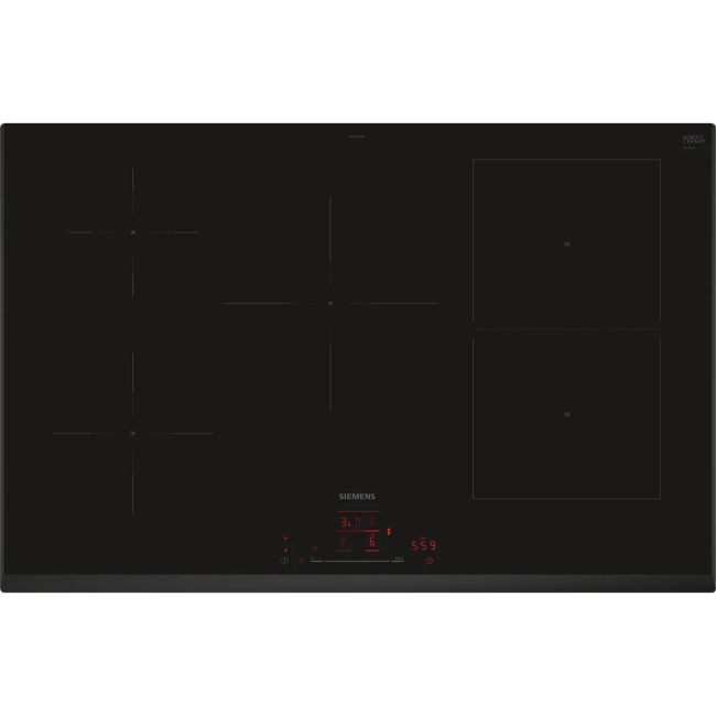 Siemens IQ500 80cm Induction Hob - Black | ED851HWB1E
