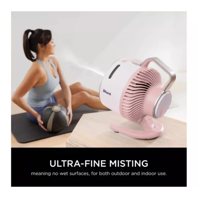 Shark FlexBreeze HydroGo Misting Fan | Ballet Pink | FA050UKPK - Image 6