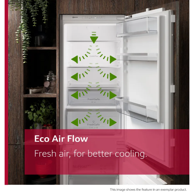 Neff N50 Built-Under Fridge - White | KU1212FE0G - Image 5