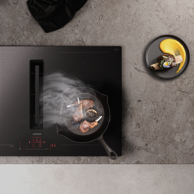 Siemens IQ700 Induction Hob with Integrated Ventilation System - Matt Black | EX81AHL26E - Image 15