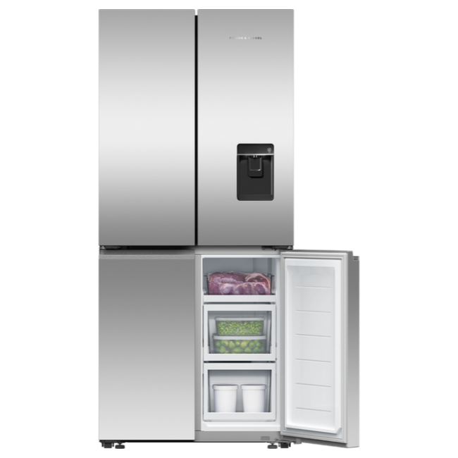 Fisher Paykel 498lt Series 7 Quad Door Fridge Freezer - Silver | RF500QNUX1 - Image 4