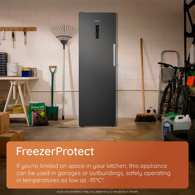 Hotpoint Frost Free Tall Freezer - Dark Inox | HPMFF6312XBR4UK - Image 13