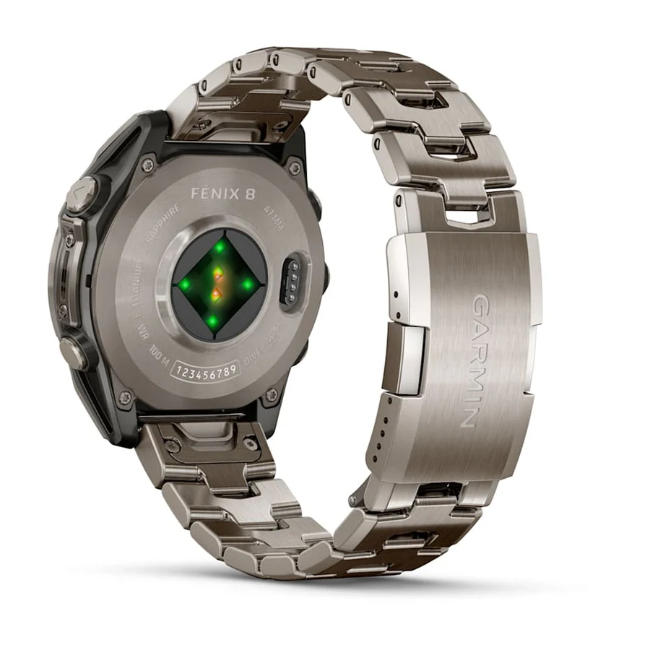 Garmin Fenix 8 47mm Bracelet - Titanium | 010-02904-40 - Image 11
