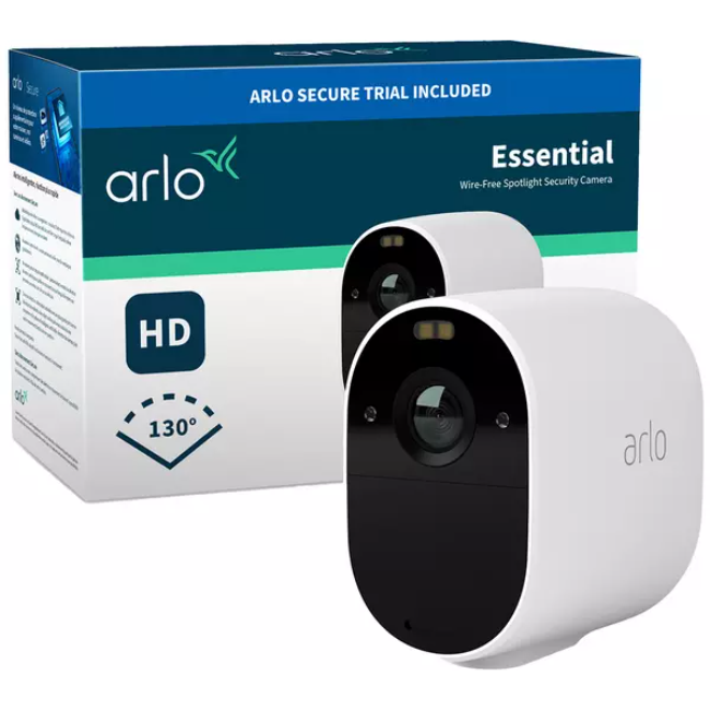 Arlo Essential Spotlight Security WiFi Camera 1 Pack - White | VMC2030100EUS - Image 5