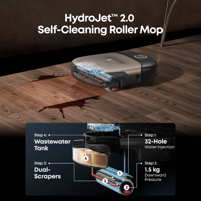 Eufy Omni S2 Robot Vacuum - Black | T2081B11 - Image 9