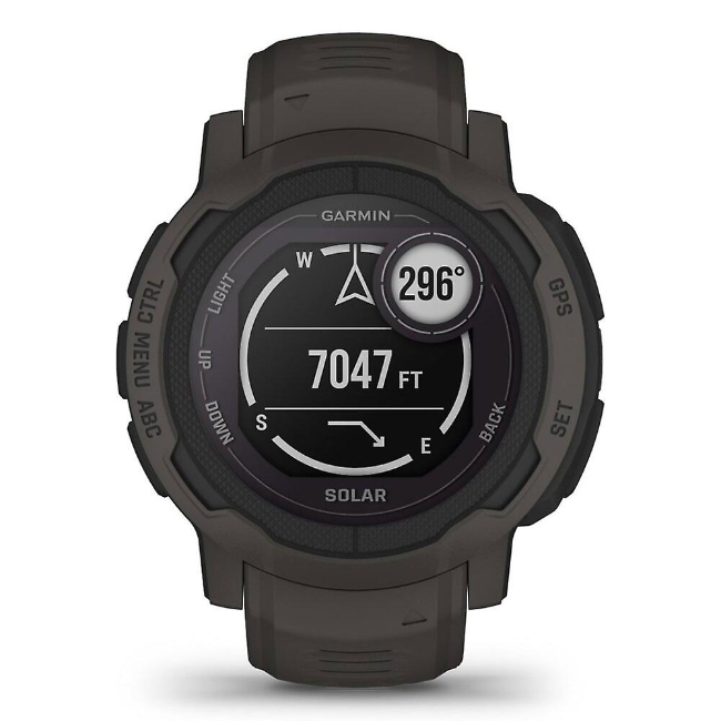 Garmin Instinct 2 Solar Smart Watch - Graphite | 010-02627-00 - Image 4 Garmin Instinct 2 Solar Smart Watch - Graphite | 010-02627-00 - Image 4