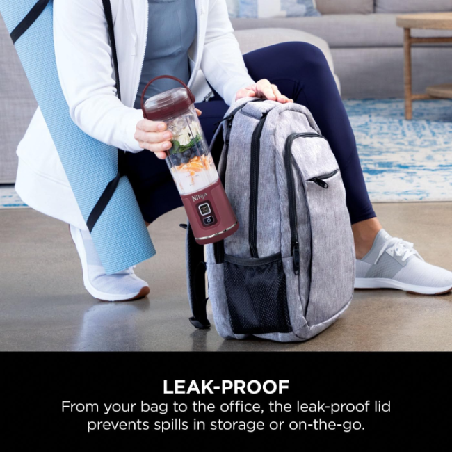 Ninja Blast Cordless Portable Blender | Cranberry | BC151UKCR - Image 5