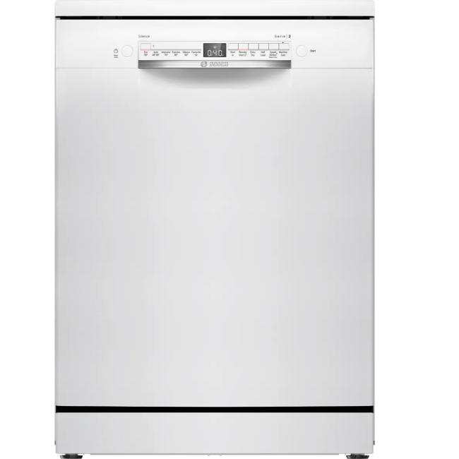 Bosch Series 2 Free-Standing Dishwasher 14place - White | SMS2HVW67G Bosch Series 2 Free-Standing Dishwasher 14place - White | SMS2HVW67G