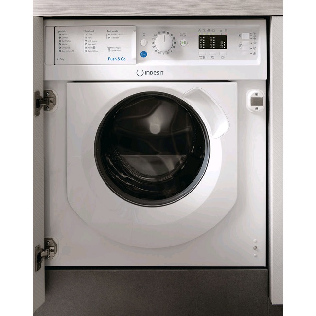 Indesit Integrated Washer Dryer BI WDIL 75125 UK N Indesit Integrated Washer Dryer BI WDIL 75125 UK N
