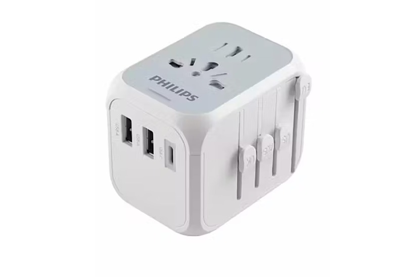 Philips World Travel Adapter - White | WTRAV3351