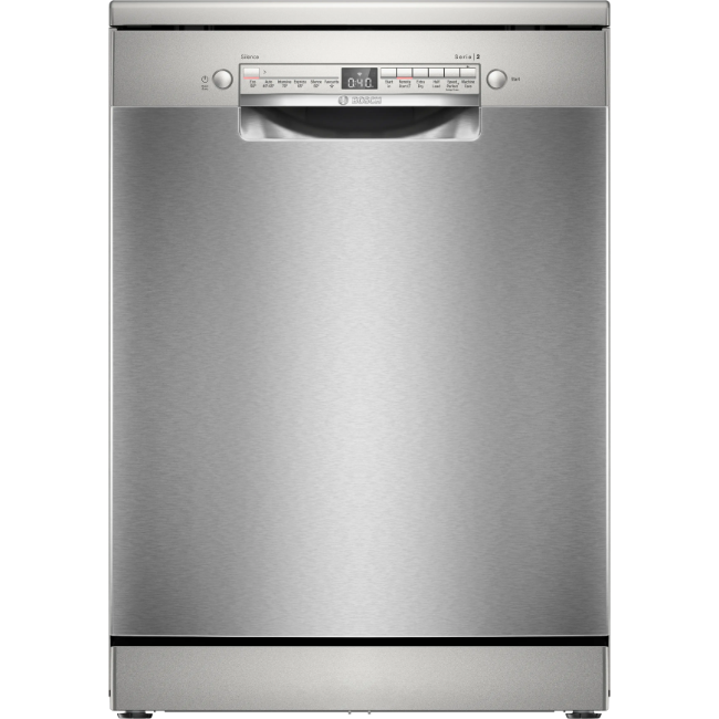 Bosch Series 2 Free-Standing Dishwasher 60cm - Brushed steel | SMS2HVI06G