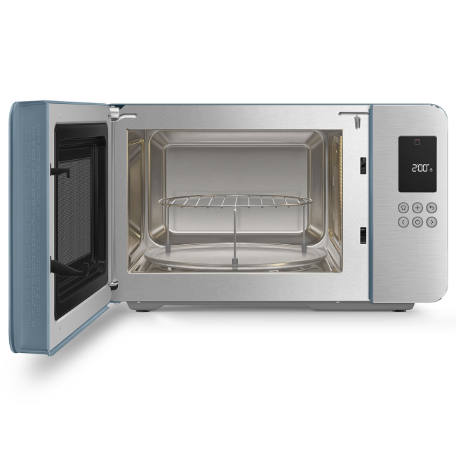 Smeg Microwave 29l | Storm Blue | MOC01SBMUK - Image 5