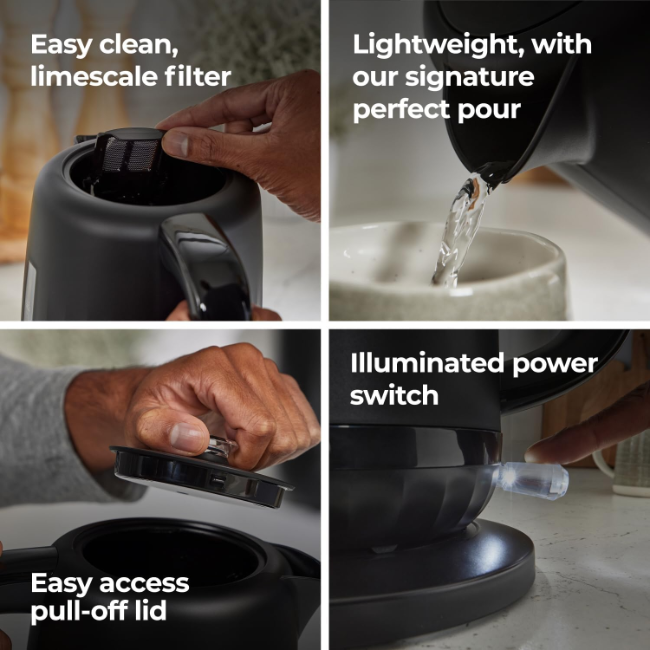 Kenwood Ripple 1.5l Kettle | Black | ZJP06.000BK - Image 3