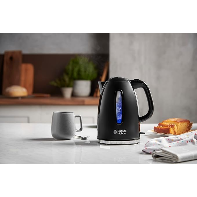 Russell Hobbs 1.7l Textures Plus Kettle | Black | 22591 - Image 5